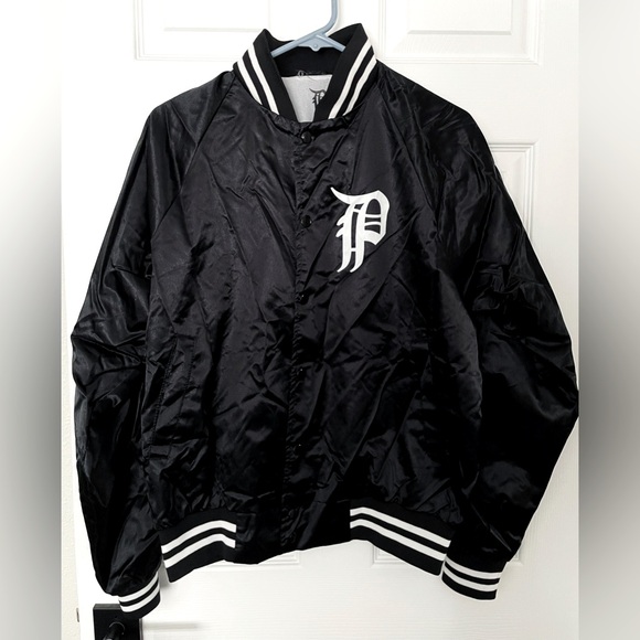 Phantogram | Black Bomber Jacket / Satin Varsity Jacket | Official Band Merch - Picture 2 of 10